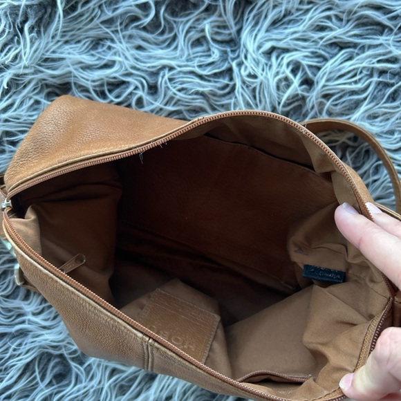 Hobo Bag Crossbody   Leather Caramel Purse Handbag. - Picture 6 of 7